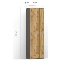 DULAP LEX 75-240-45 D GRI/DWO